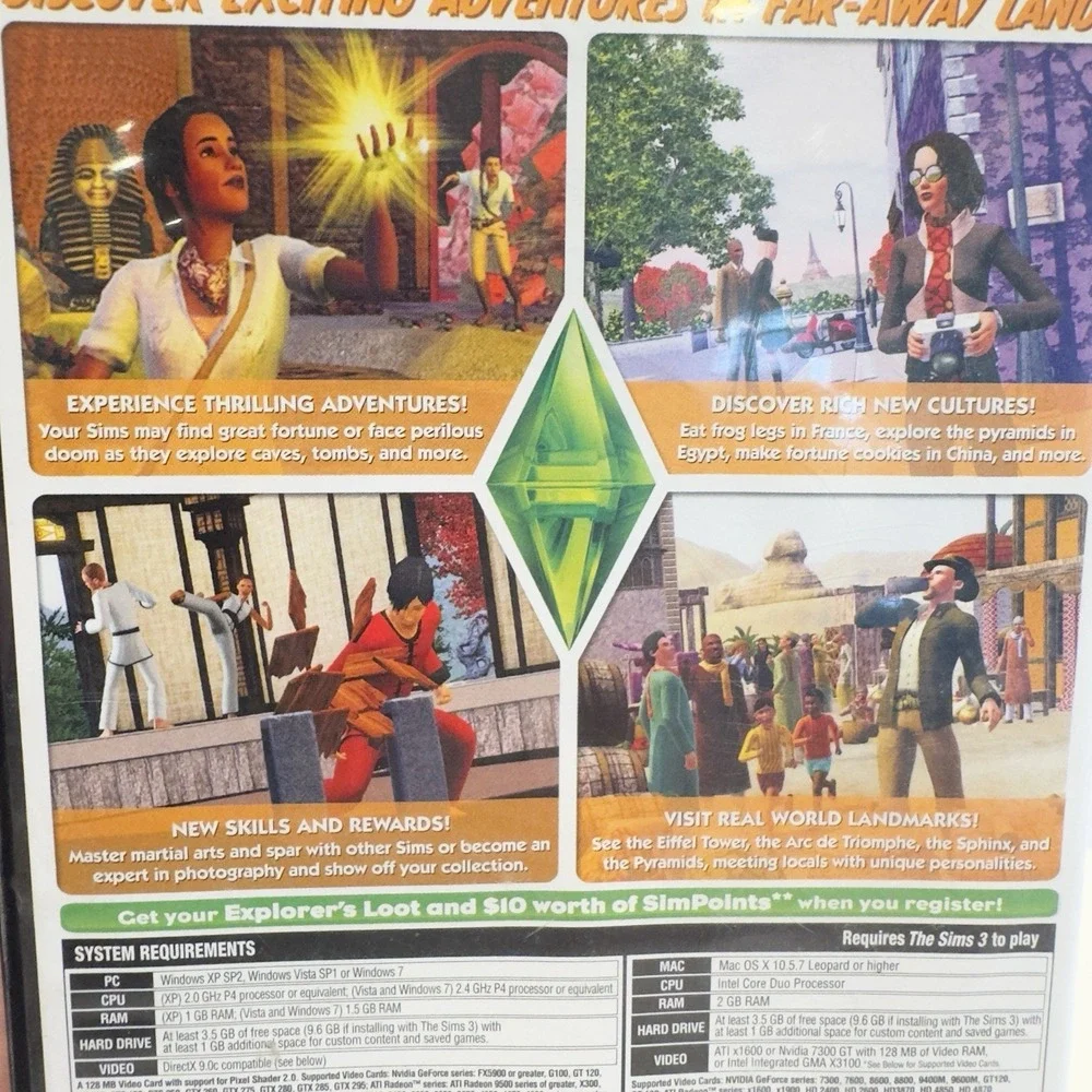 The Sims 3 World Adventures PC Game Complete 2009‎ Expansion
